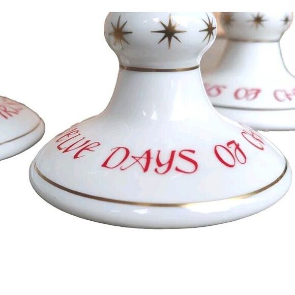 Royal Doulton 12 Days of Christmas Goblets 1st 2nd 3rd Partridge Doves Hens - Picture 3 of 15